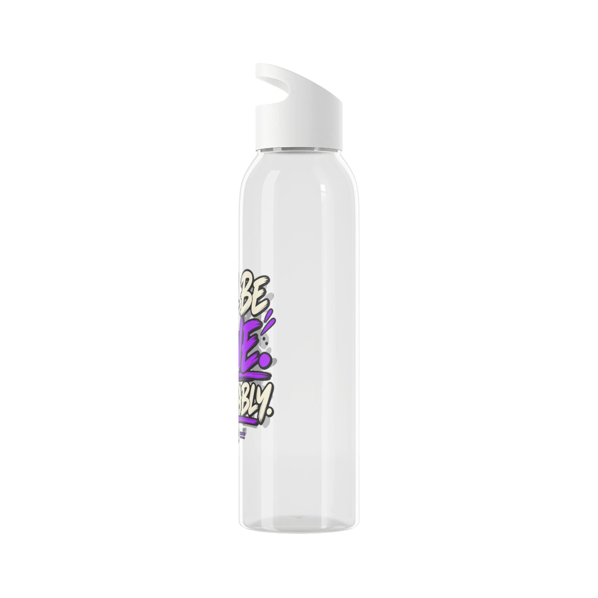 INS It’ll Be Fine Probably Tritan Water Bottle | Clear 650ml Bottle
