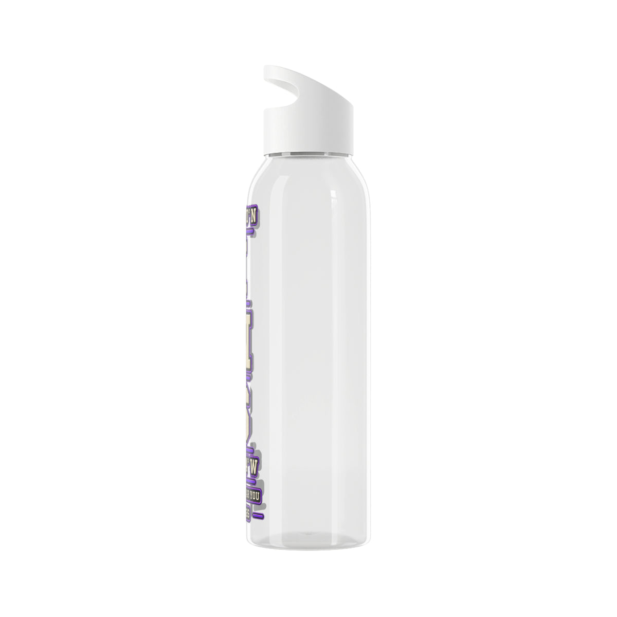 INS Coordinates Tritan Water Bottle | Clear 650ml Streetwear Bottle