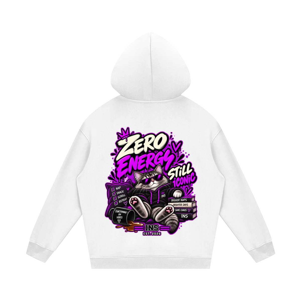 Zero Energy Still Iconic Hoodie