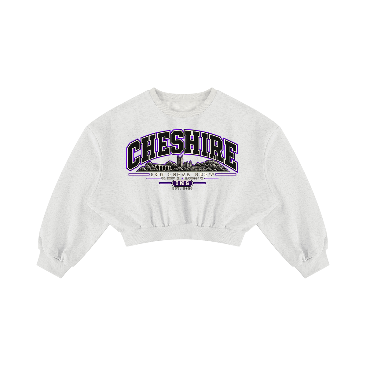 INS Cheshire Local Crew Cropped Sweatshirt
