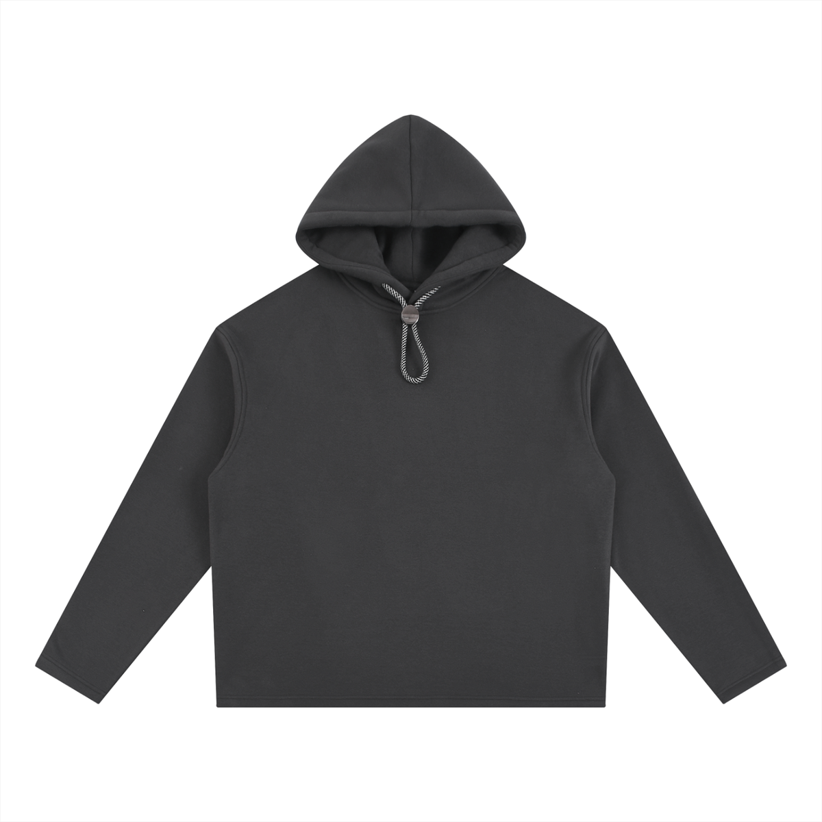INS Crowned Cat Oversized Drawcord Hoodie