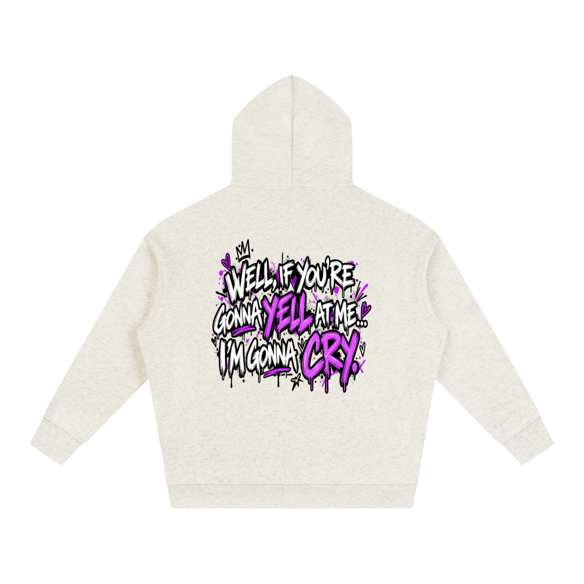 Gonna Cry Oversized Hoodie