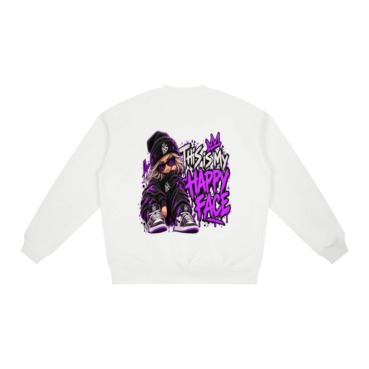 INS This Is My Happy Face Sweatshirt
