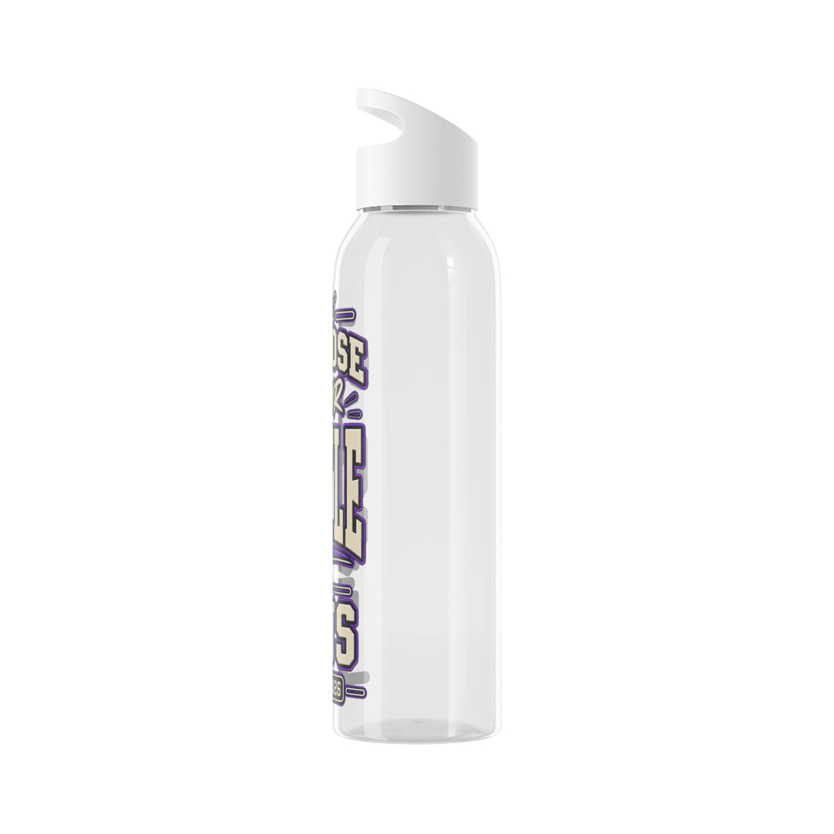 INS Choose Your Style Tritan Water Bottle | Clear 650ml Bottle