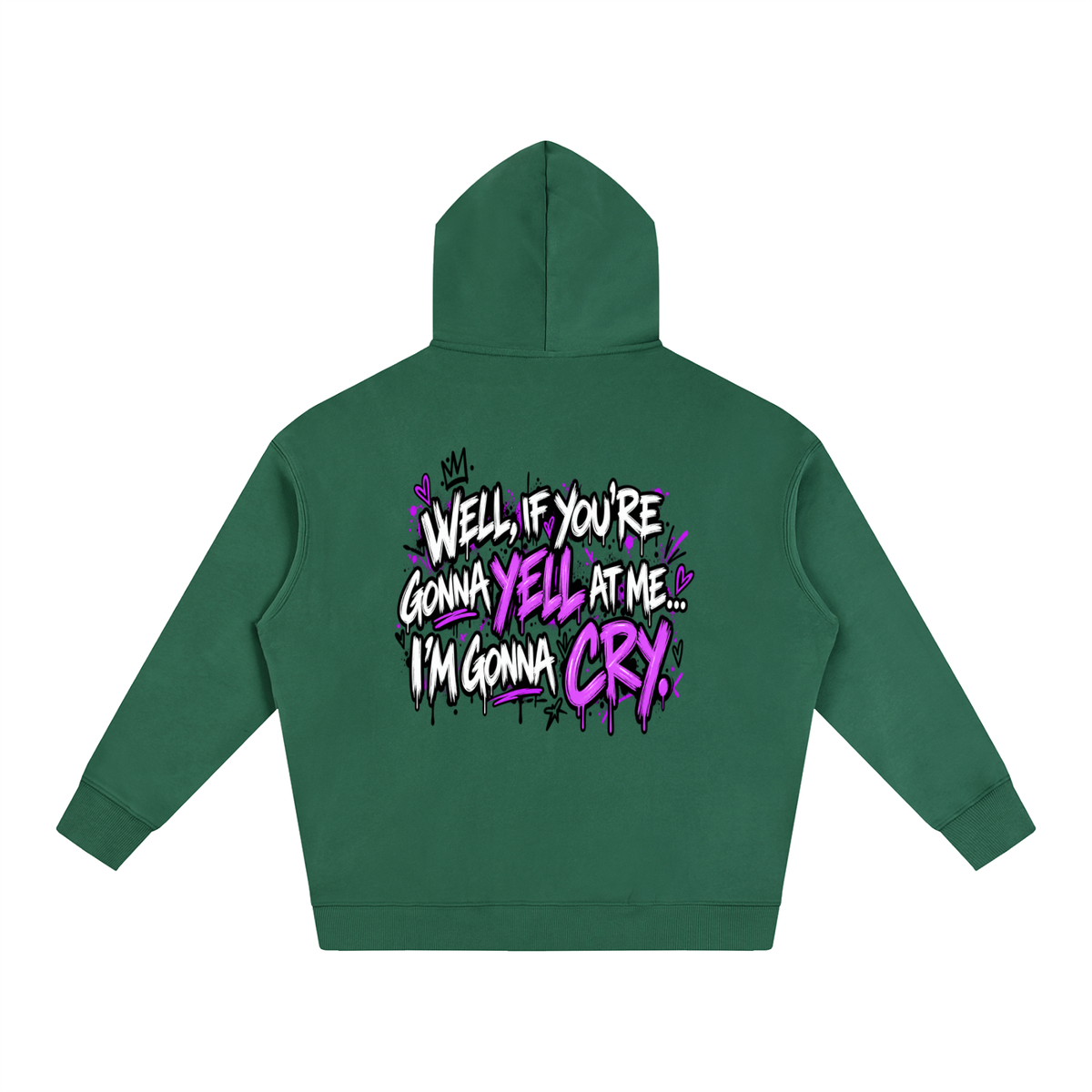 Gonna Cry Oversized Hoodie