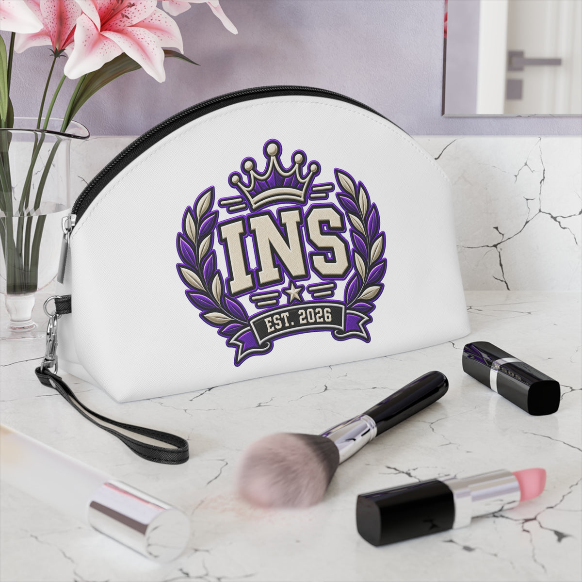 Royal INS Crest Cosmetic Pouch (Est. 2026)