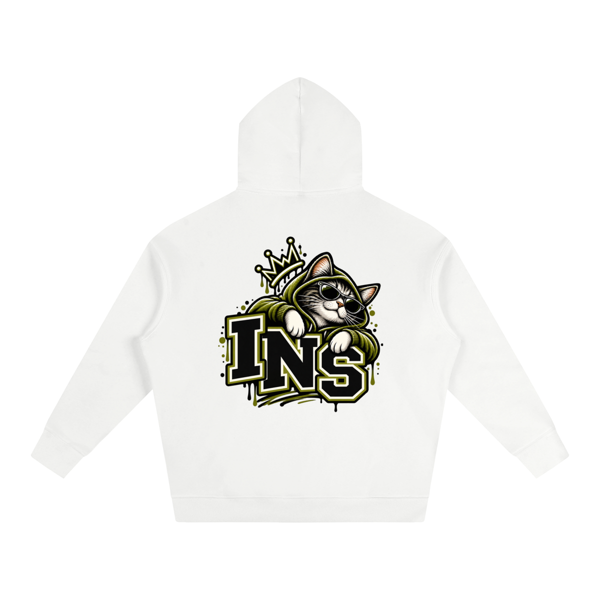 INS Crowned Cat Varsity Hoodie