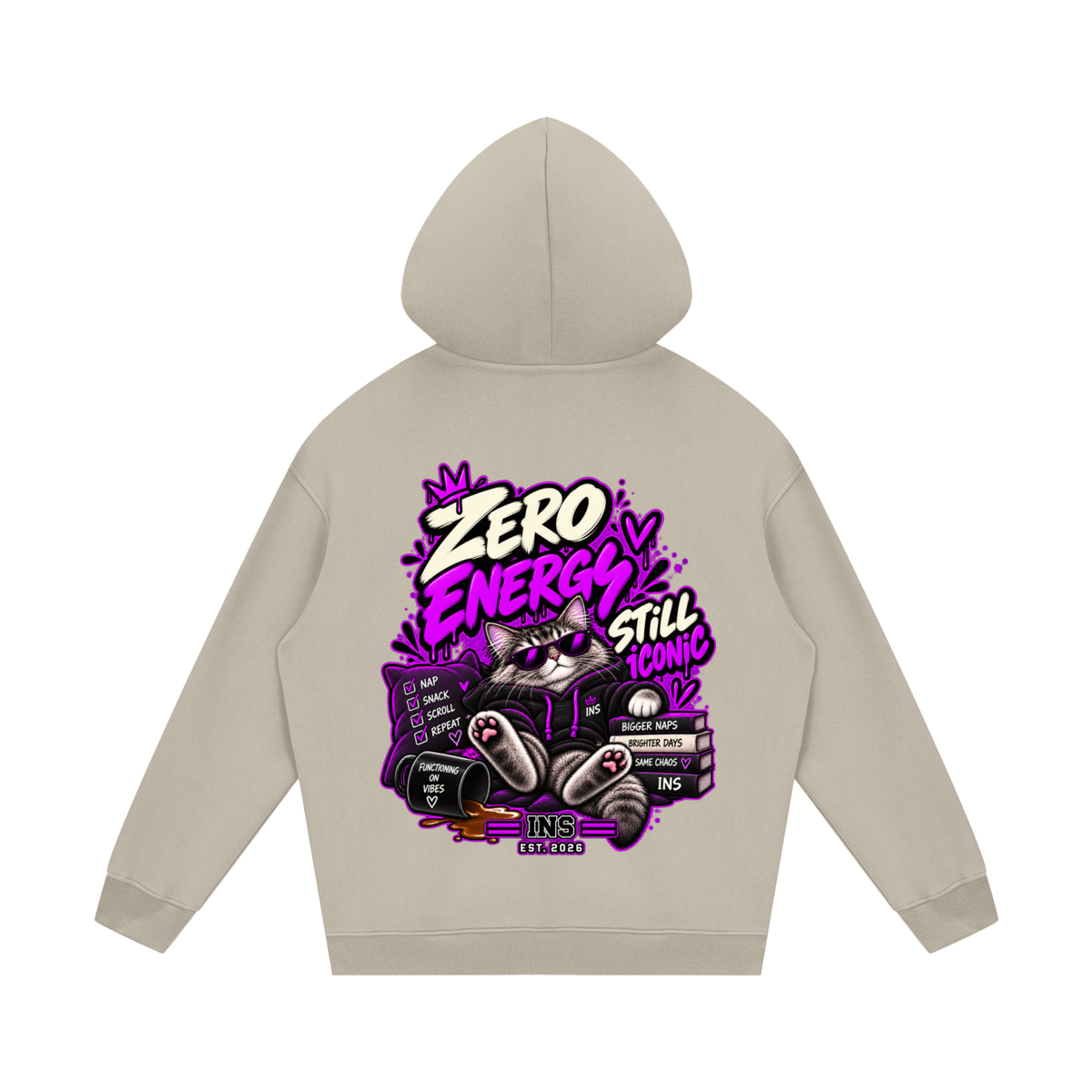 Zero Energy Still Iconic Hoodie