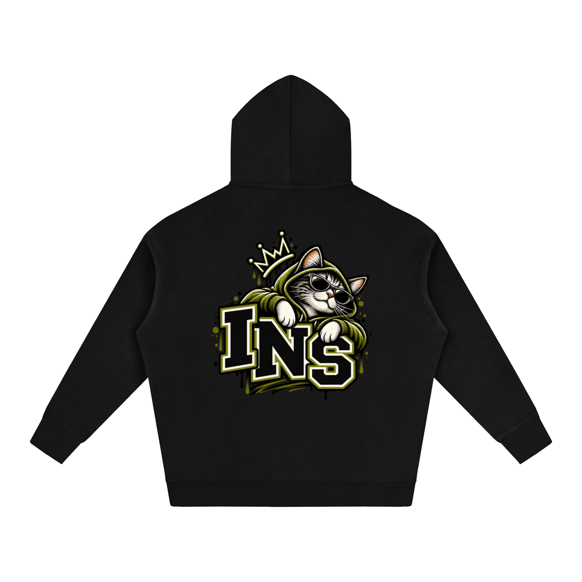 INS Crowned Cat Varsity Hoodie