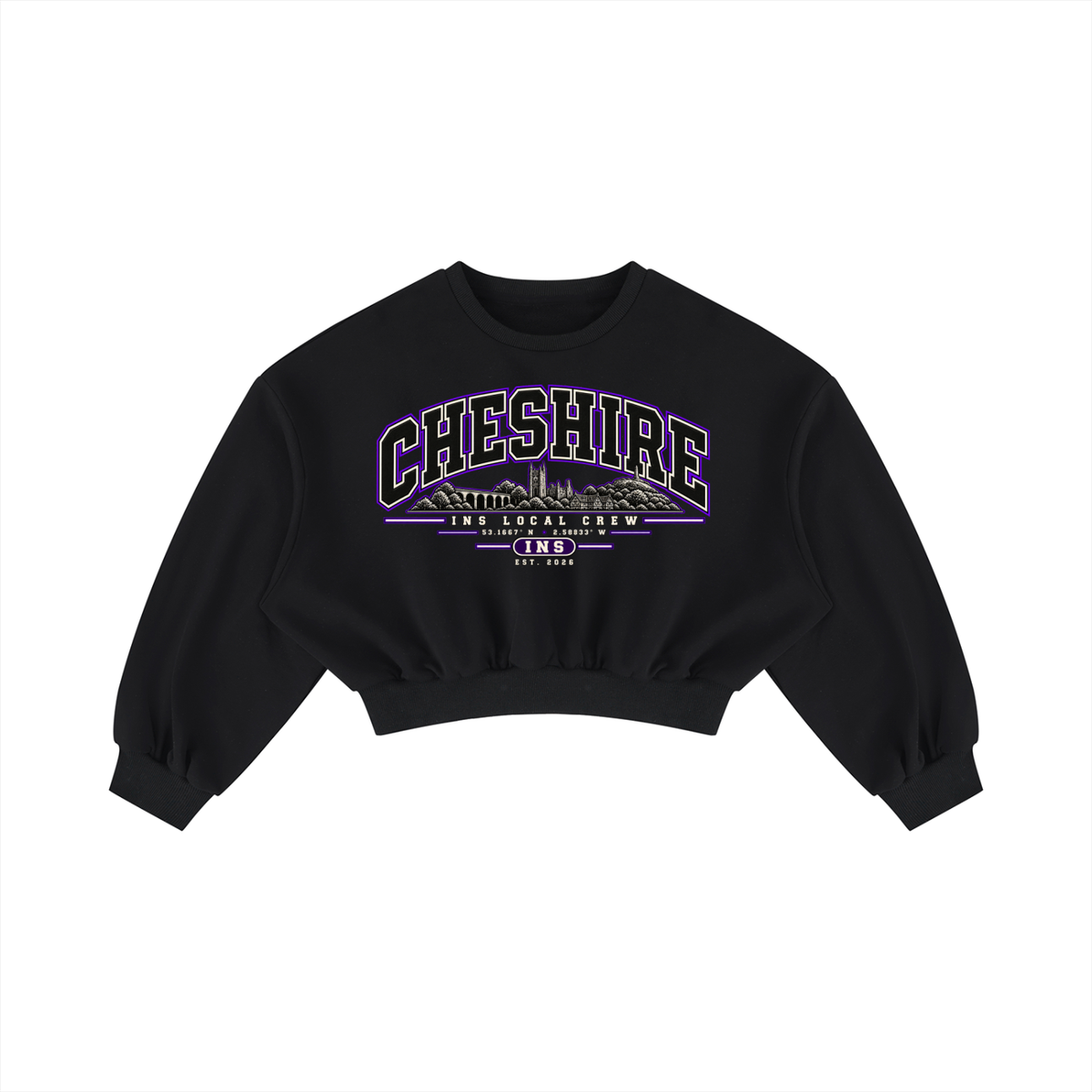 INS Cheshire Local Crew Cropped Sweatshirt