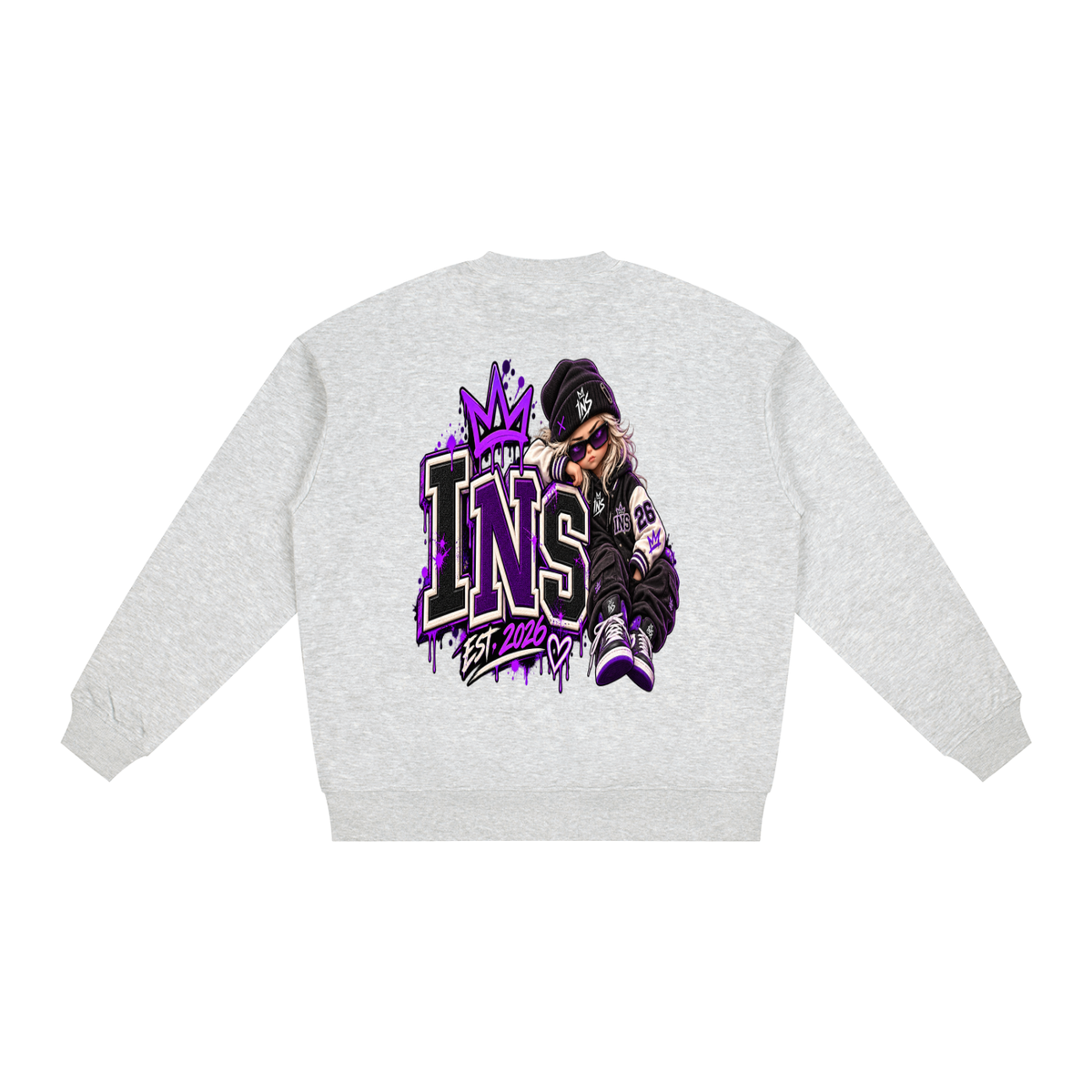INS Varsity Girl Oversized Sweatshirt