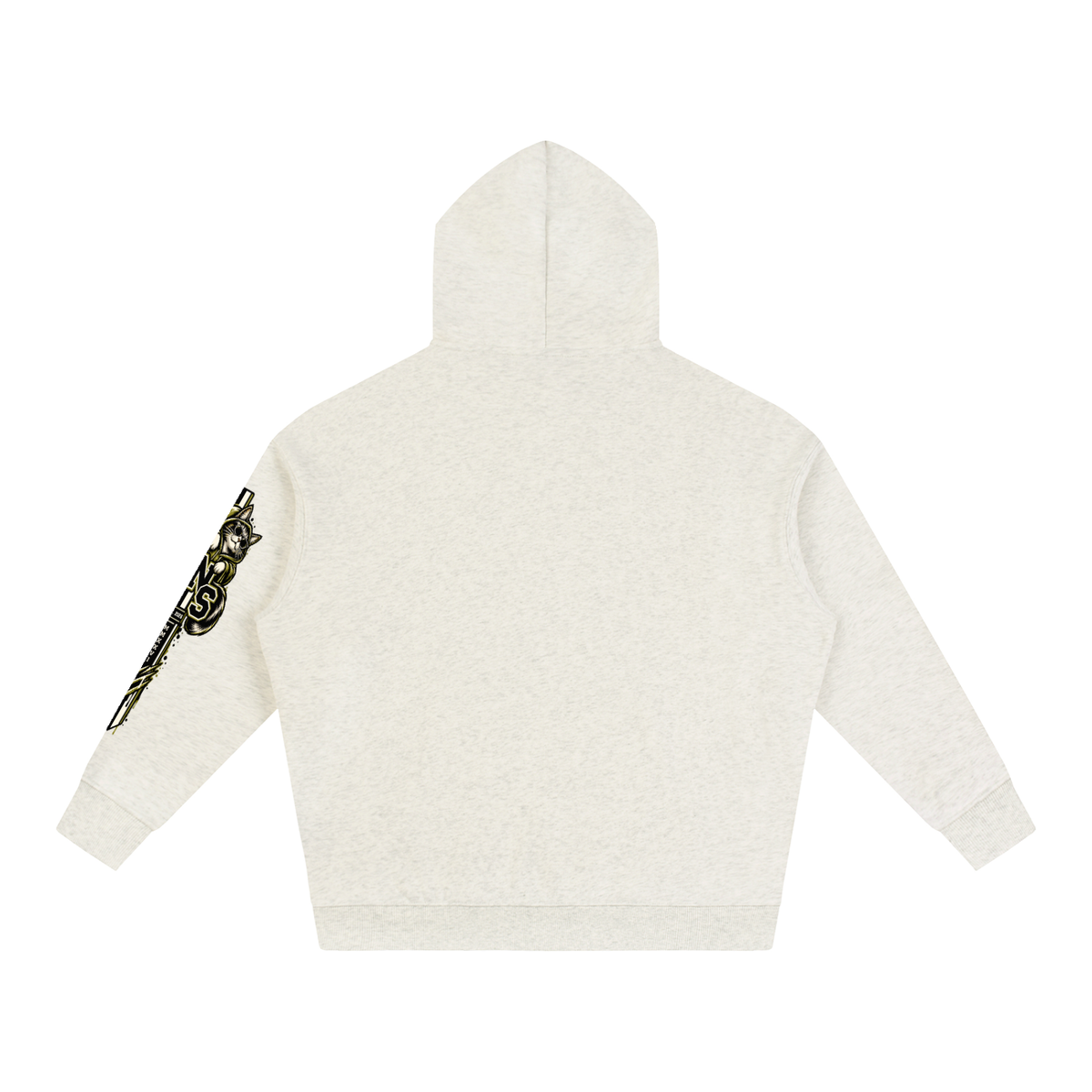 INS Crowned Cat Sleeve Hoodie