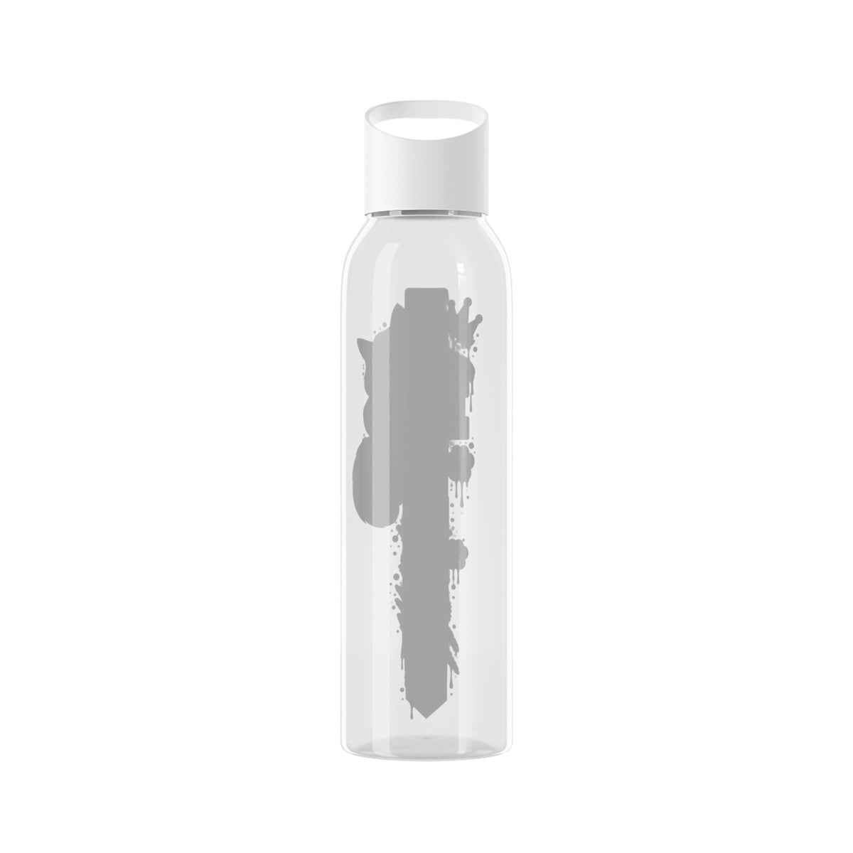 INS Crowned Crest Tritan Water Bottle | Clear 650ml Streetwear Bottle