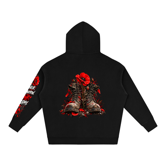 INS Footsteps of Courage Oversized Hoodie
