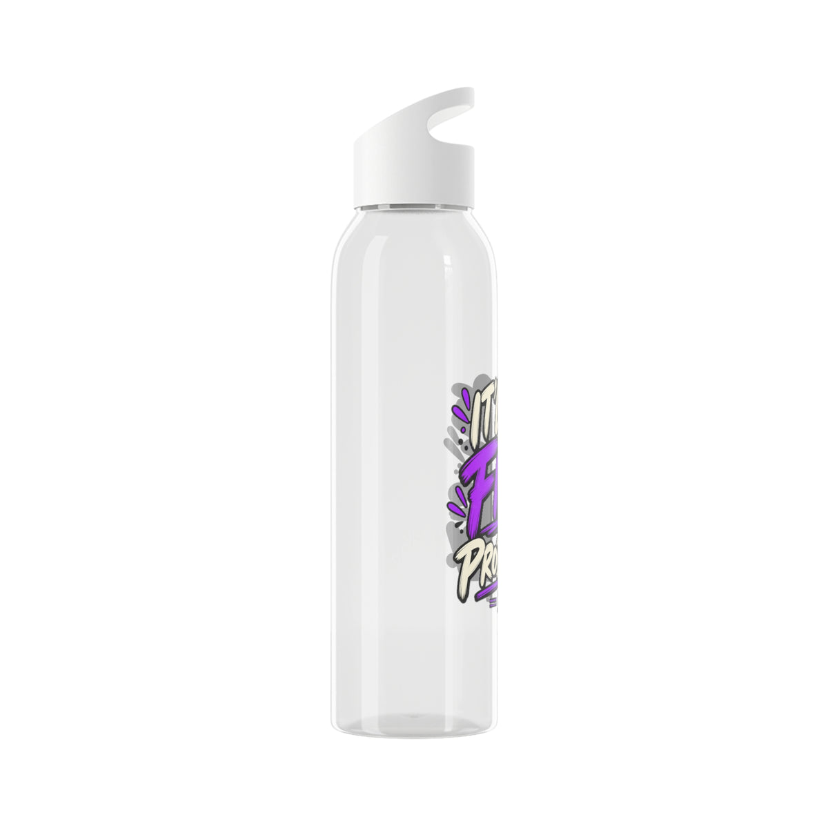 INS It’ll Be Fine Probably Tritan Water Bottle | Clear 650ml Bottle