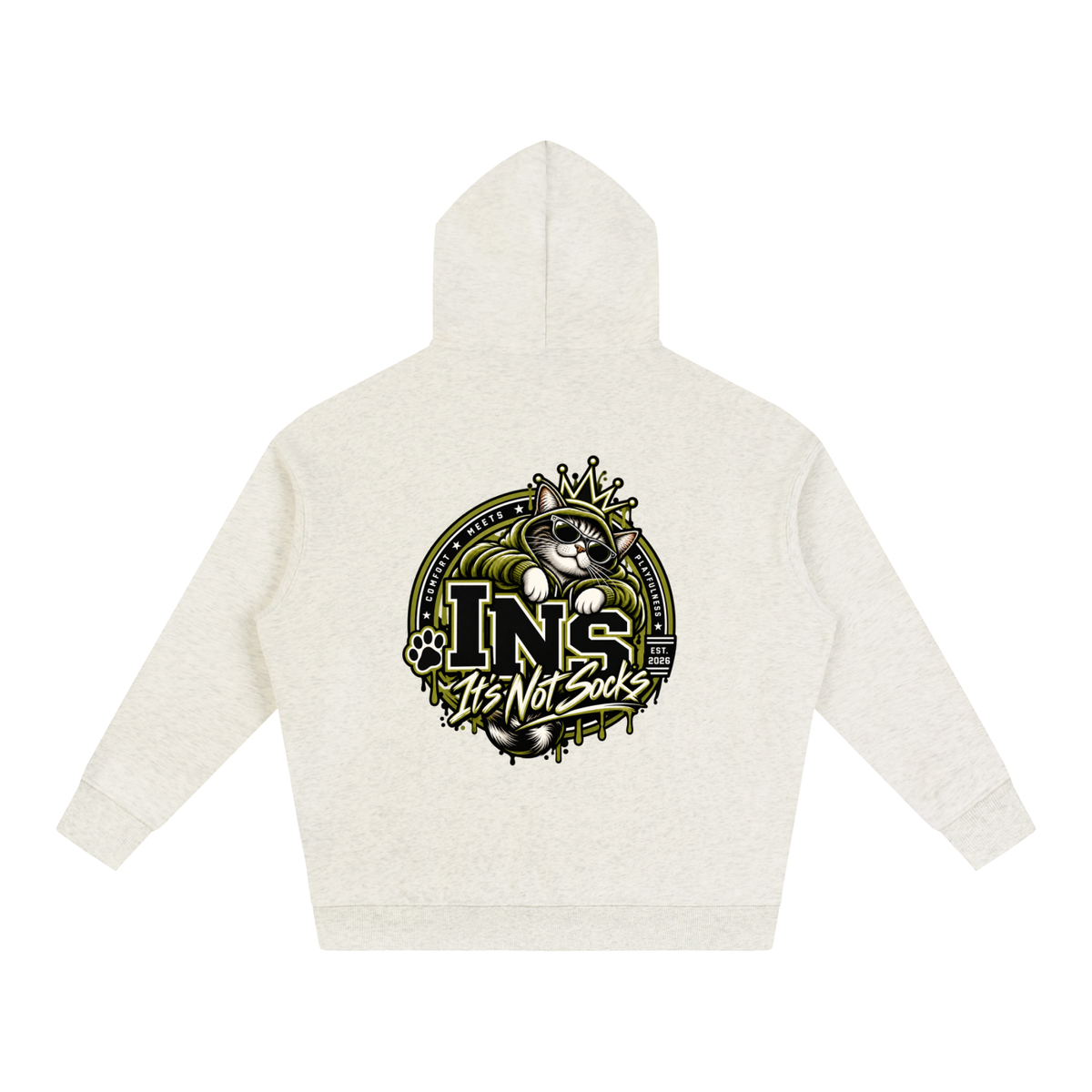 INS Crowned Cat Hoodie