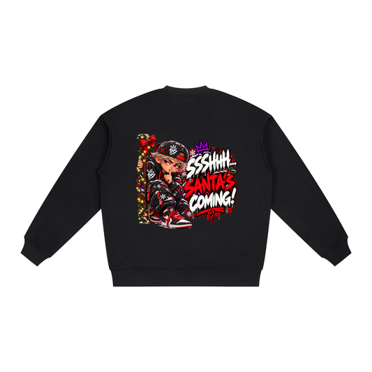 INS Shhh… Santa's Coming! Sweatshirt