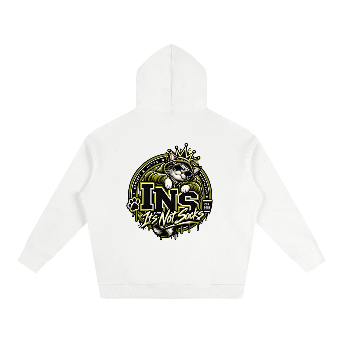 INS Crowned Cat Hoodie