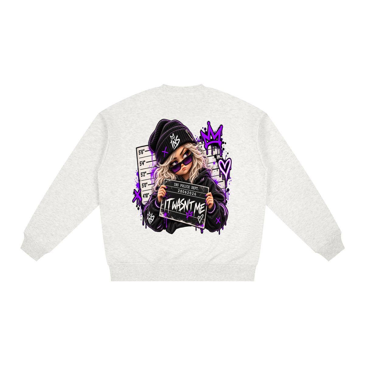 INS It Wasn't Me Oversized Sweatshirt