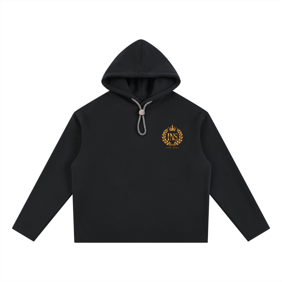 INS Heritage Crest Oversized Toggle Hoodie