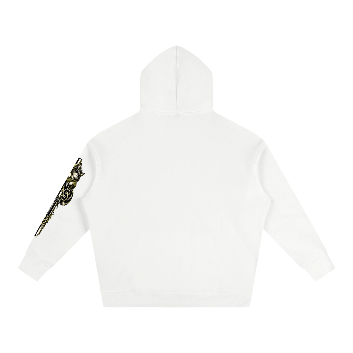 INS Crowned Cat Sleeve Hoodie