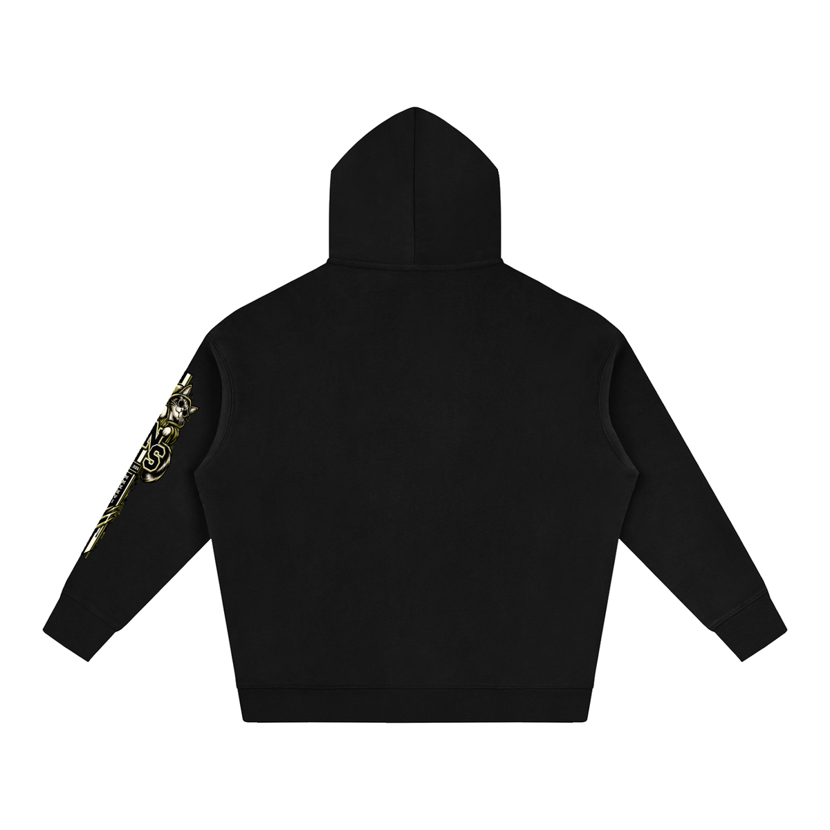 INS Crowned Cat Sleeve Hoodie