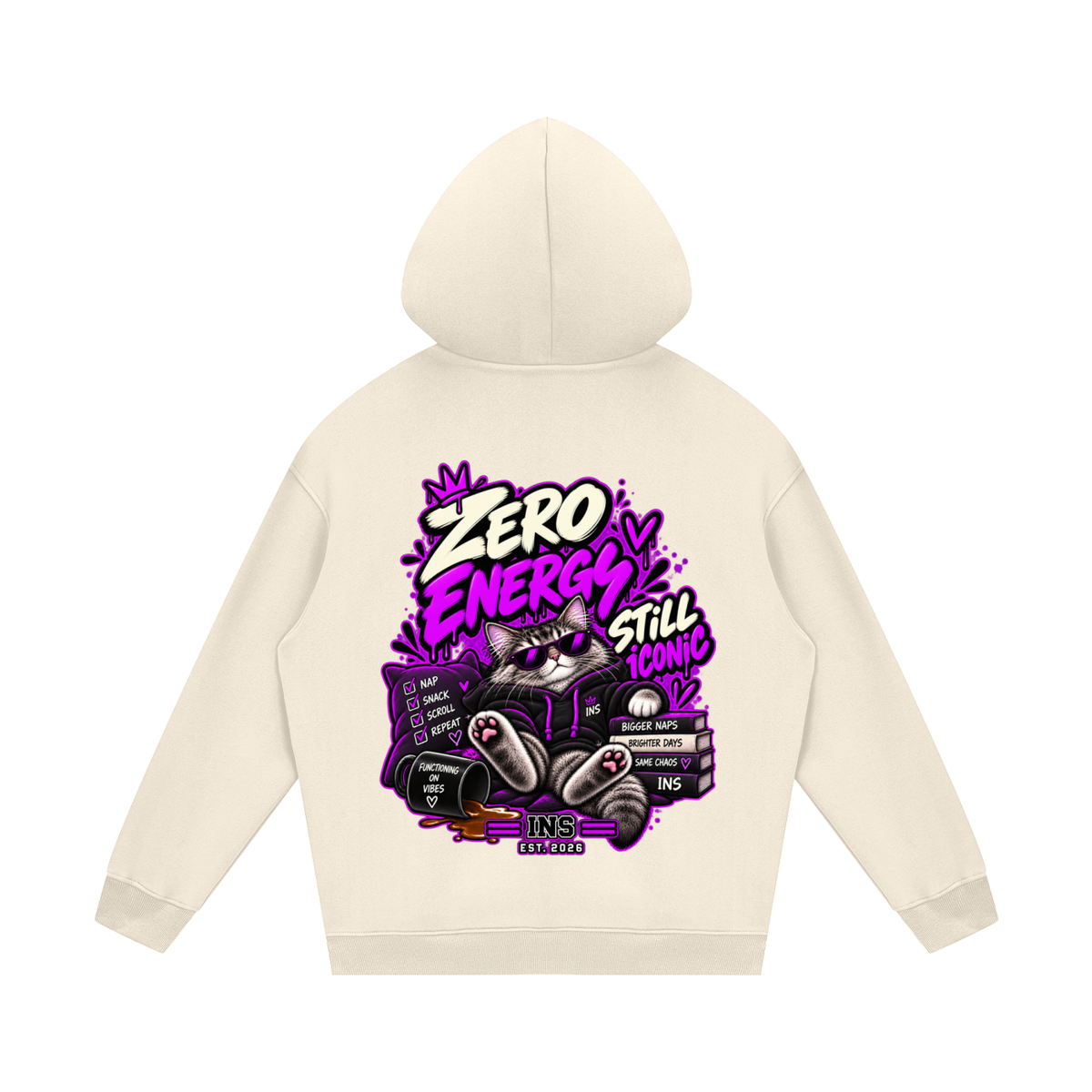 Zero Energy Still Iconic Hoodie