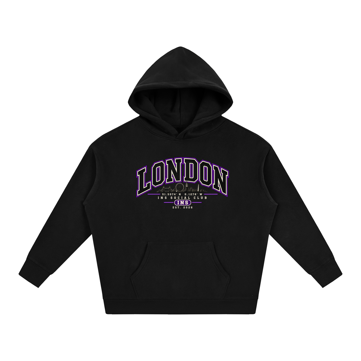 INS London Social Club Hoodie