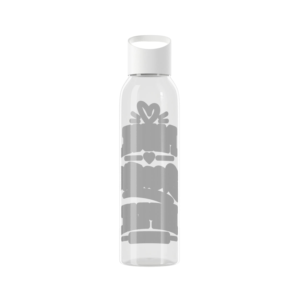 INS Pause Breathe Repeat Tritan Water Bottle | Clear 650ml Bottle