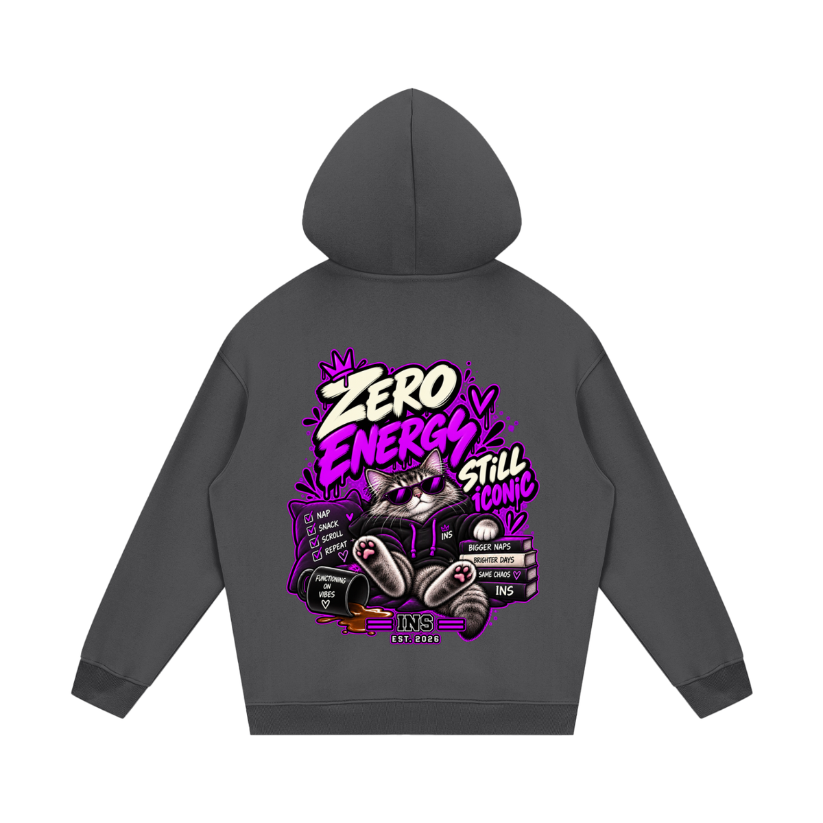 Zero Energy Still Iconic Hoodie
