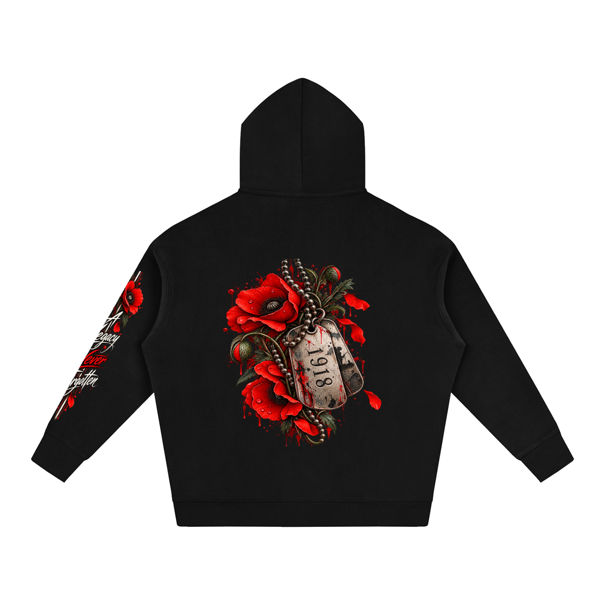 INS 1918 Poppy Legacy Oversized Hoodie
