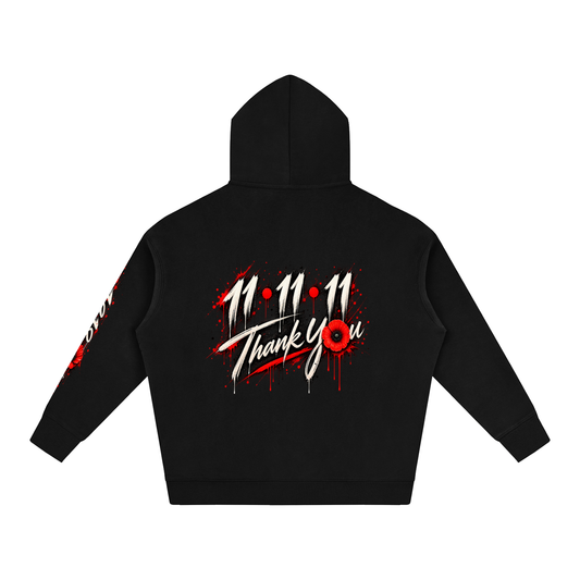 11•11•11 Thank You Hoodie