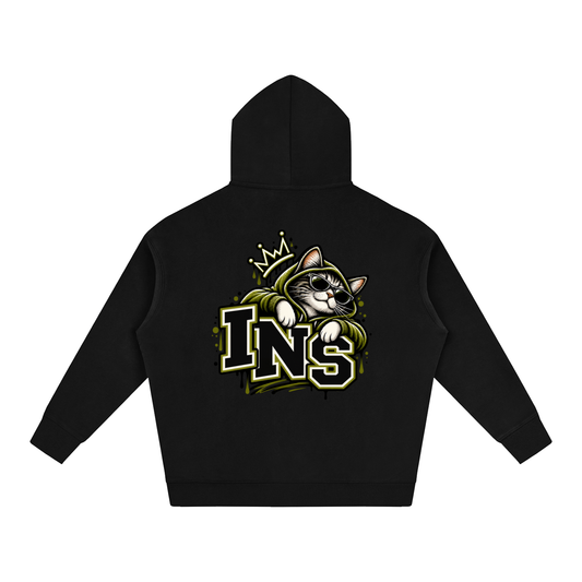 INS Crowned Cat Varsity Hoodie