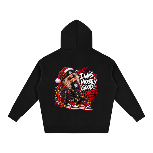 INS I Was Mostly Good… Honest! Oversized Hoodie