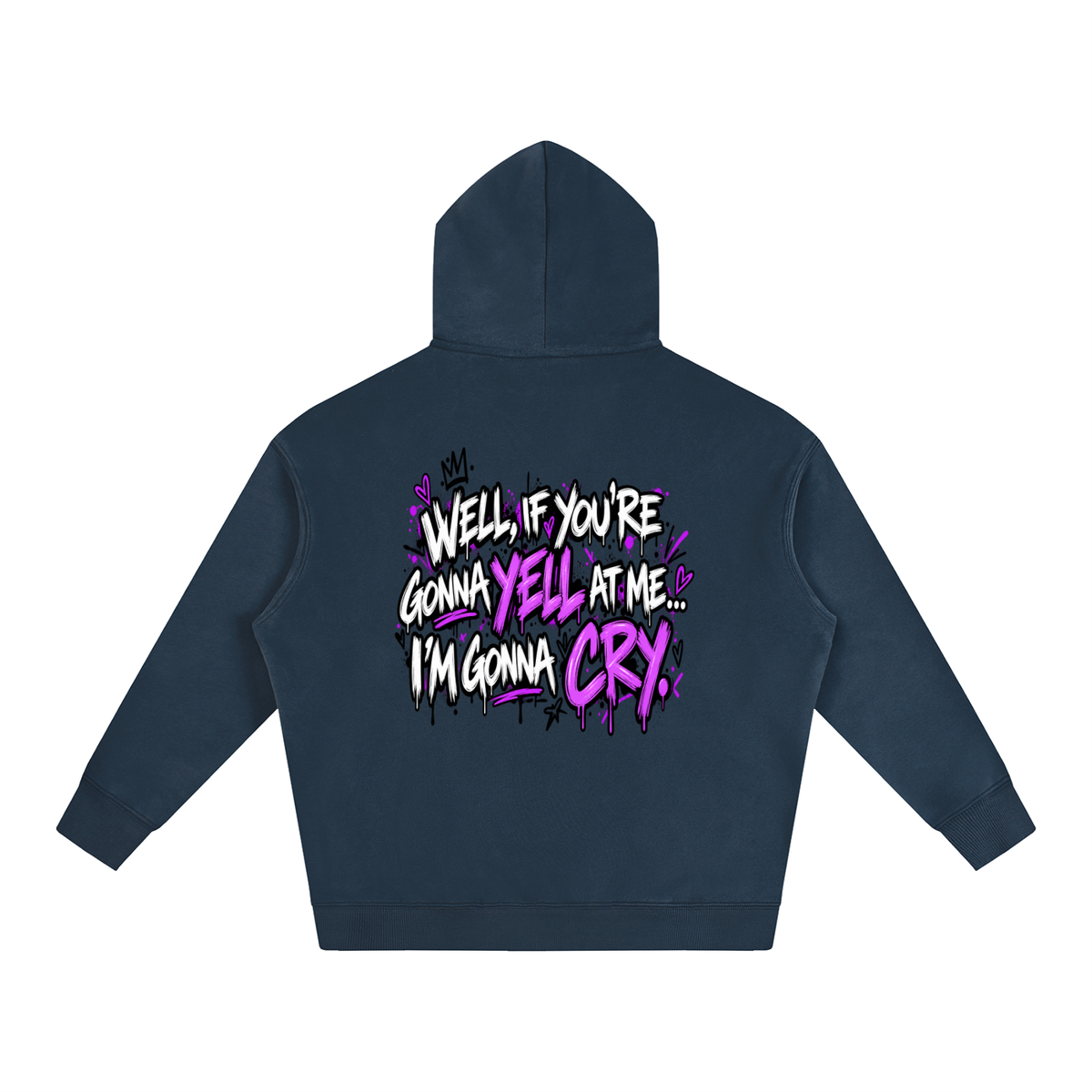Gonna Cry Oversized Hoodie