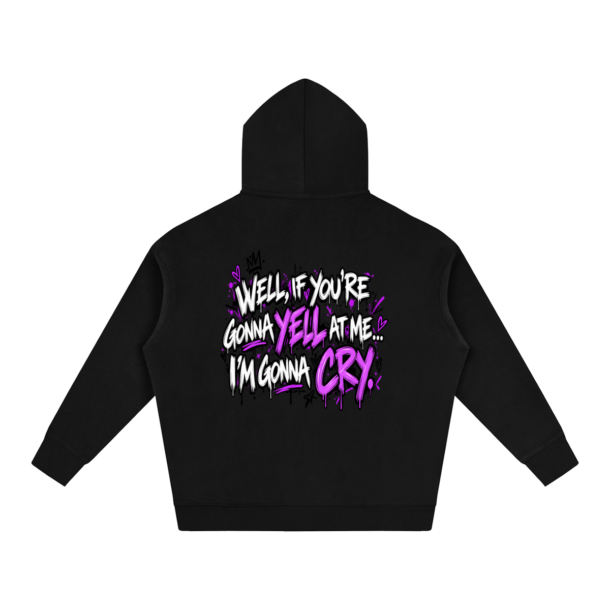 Gonna Cry Oversized Hoodie