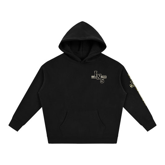 INS Varsity Stripe Sleeve Hoodie