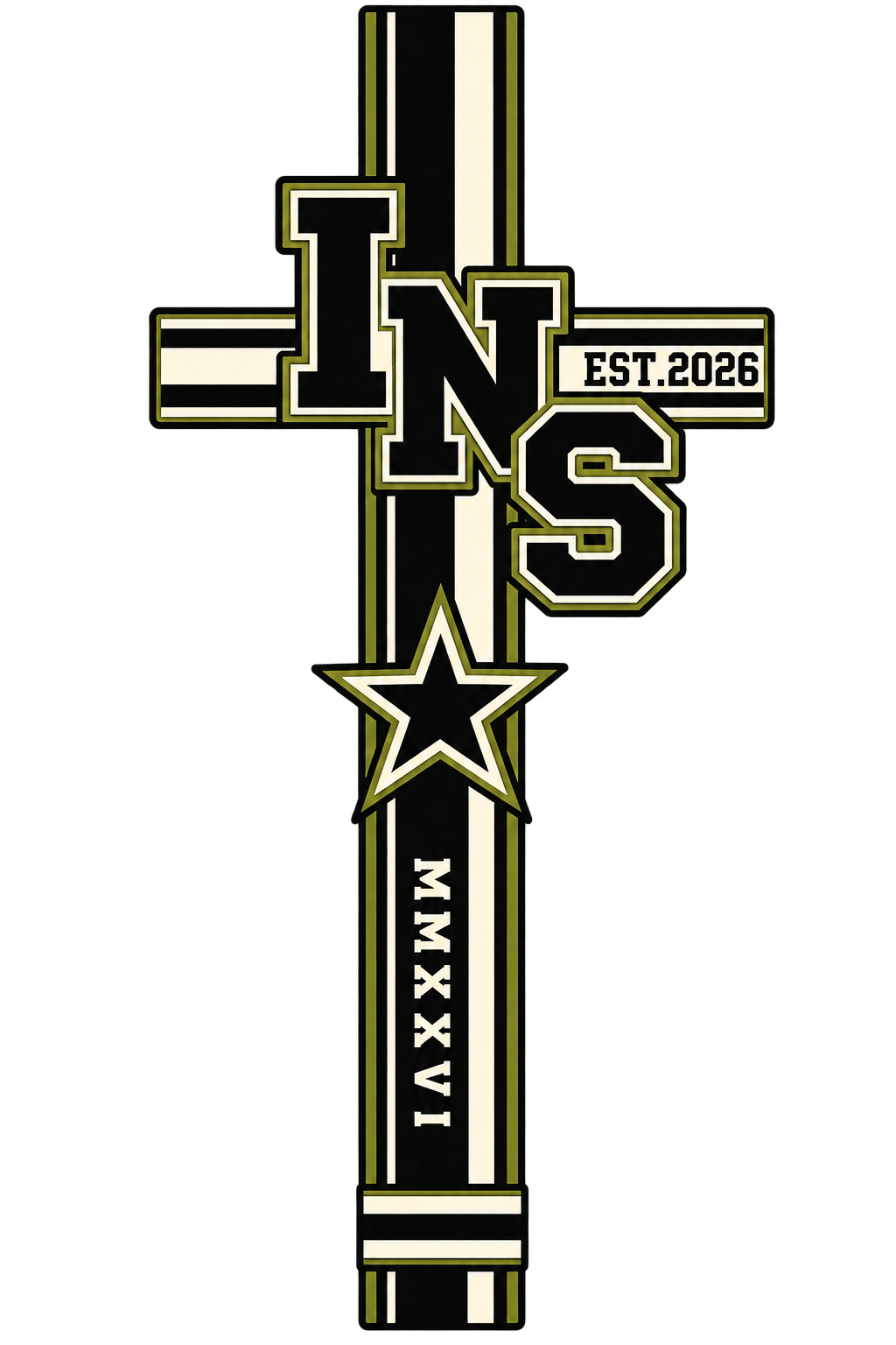 INS Varsity Star Sleeve Hoodie